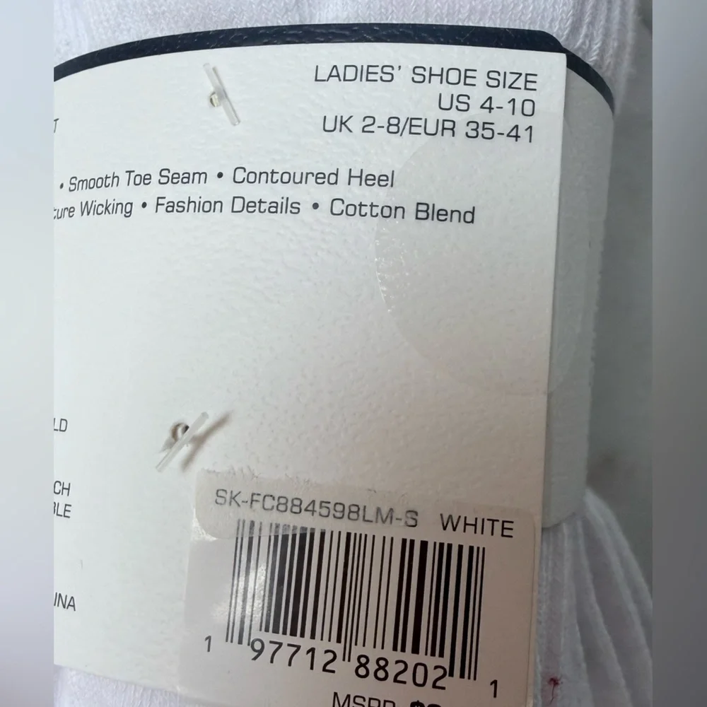 French Connection White Low-Cut Athletic Socks - 10 Pack cotton